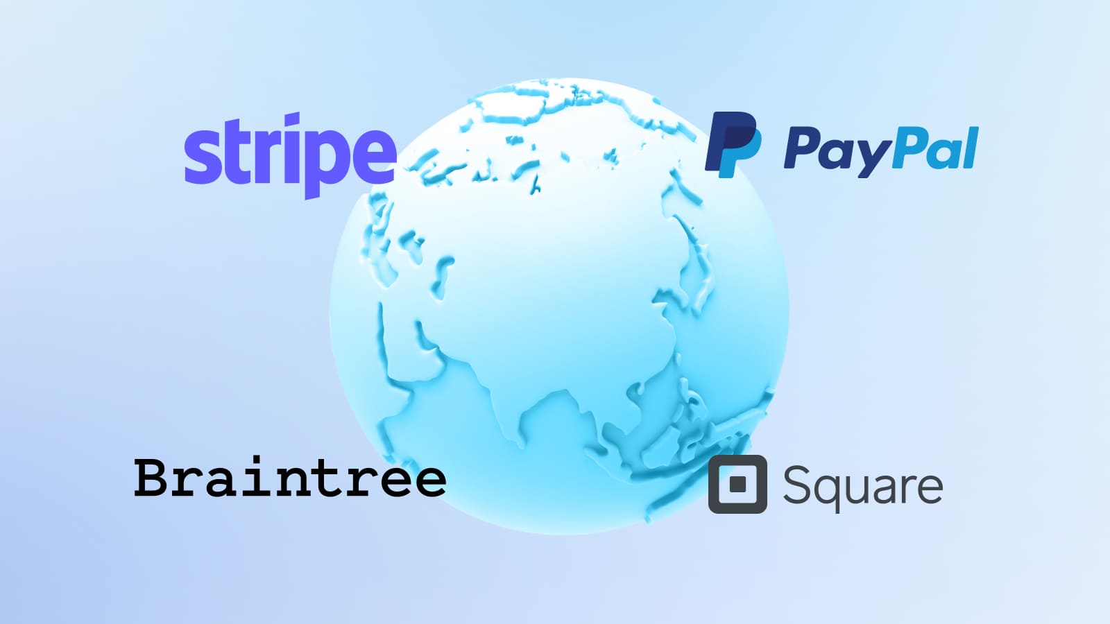Stripe, Braintree, Square, PayPal — платежные системы для приема оплат на OpenCart сайтах за рубежом.