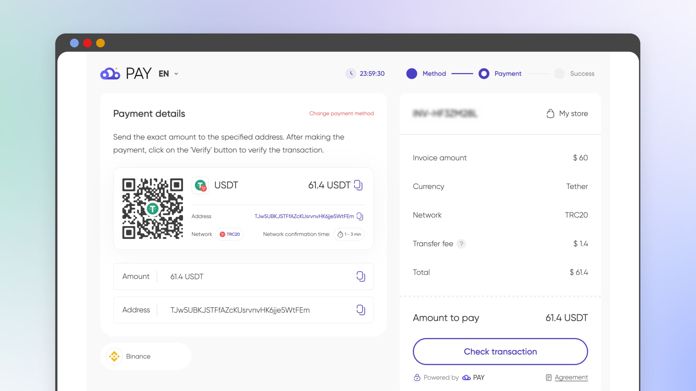 As part of the update, the CryptoCloud team has expanded the customization options for the payment page.