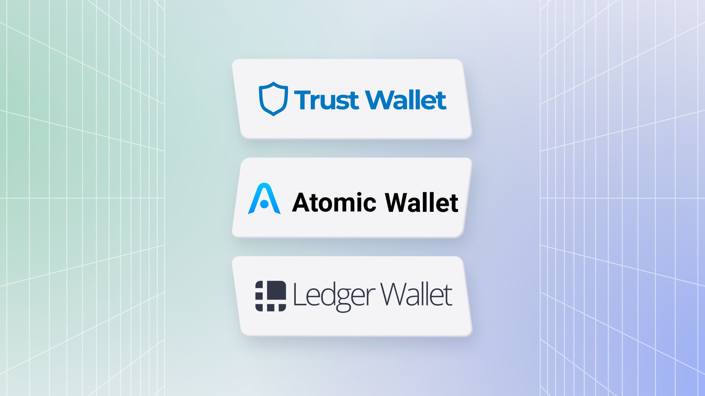 Trust Wallet, Ledger and Atomic Wallet are crypto wallets with stacking capabilities.
