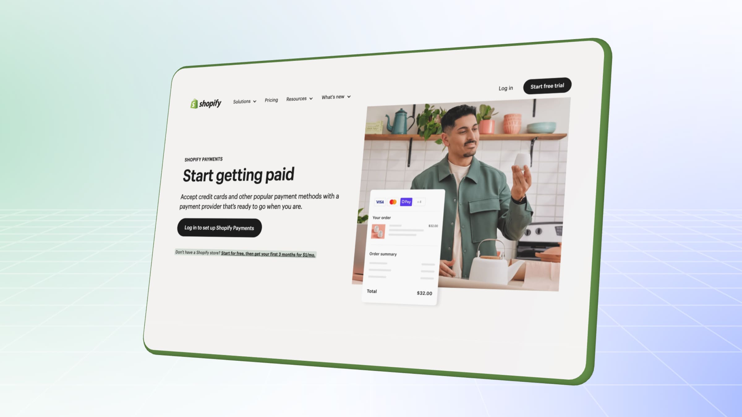 Shopify Payments is a payment system that you can easily connect to your online shop on Shopify.