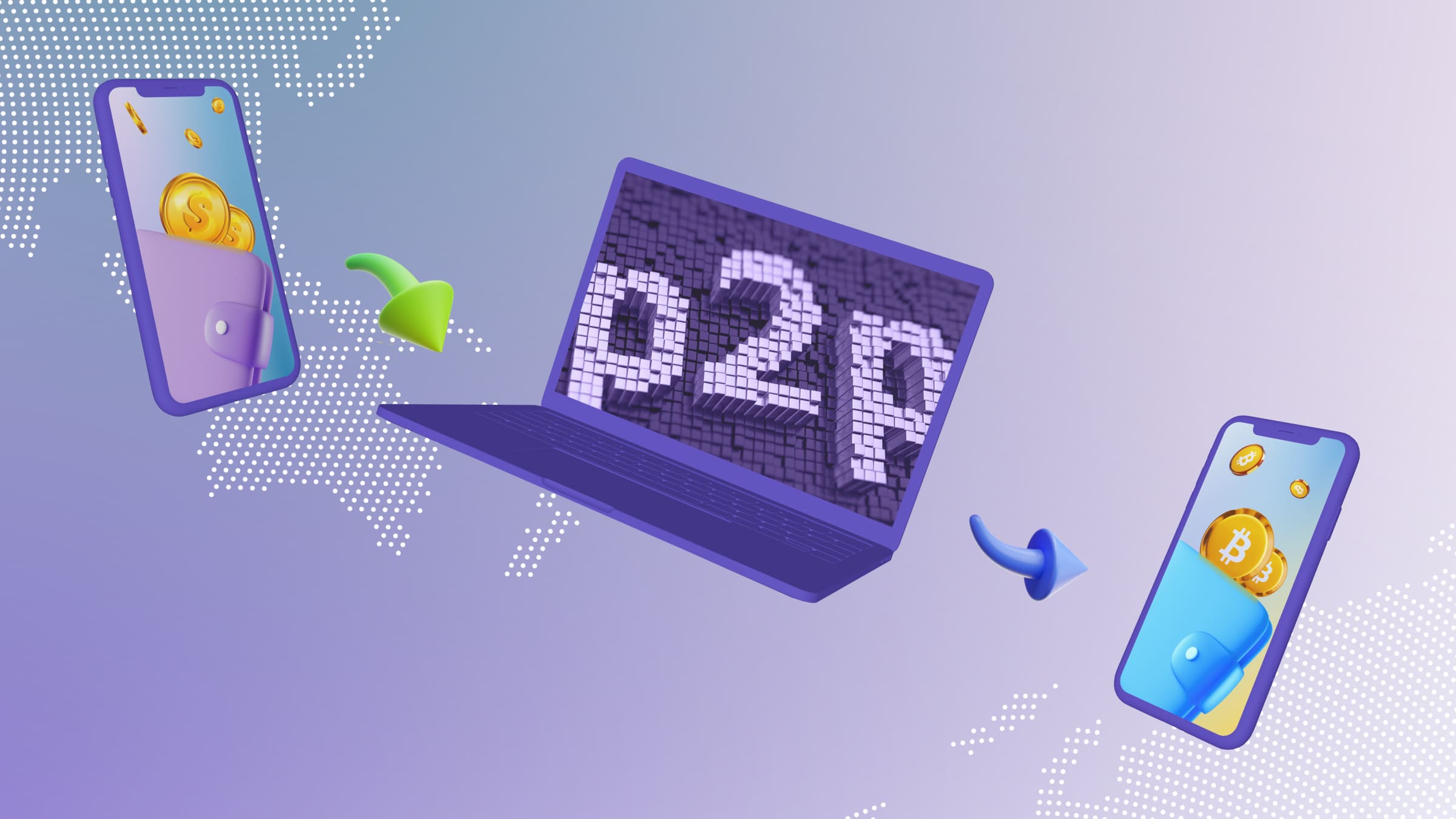 Суть P2P заключается в том, что сделки совершаются напрямую между пользователями.