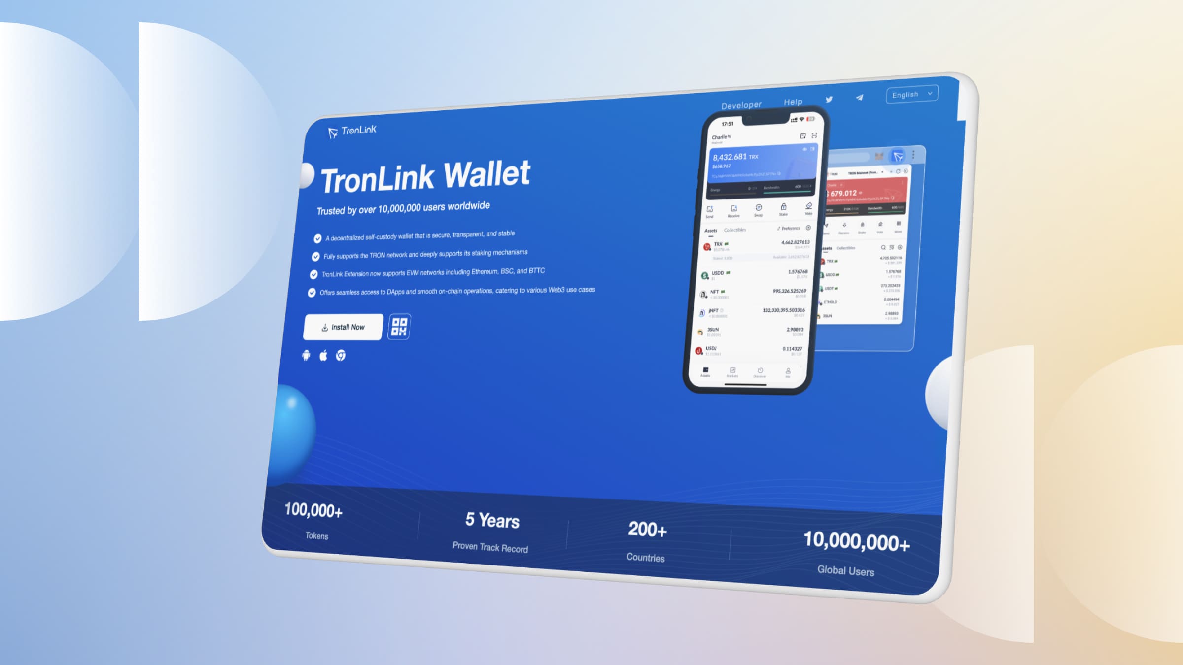 TronLink is available as an extension, desktop and mobile app.