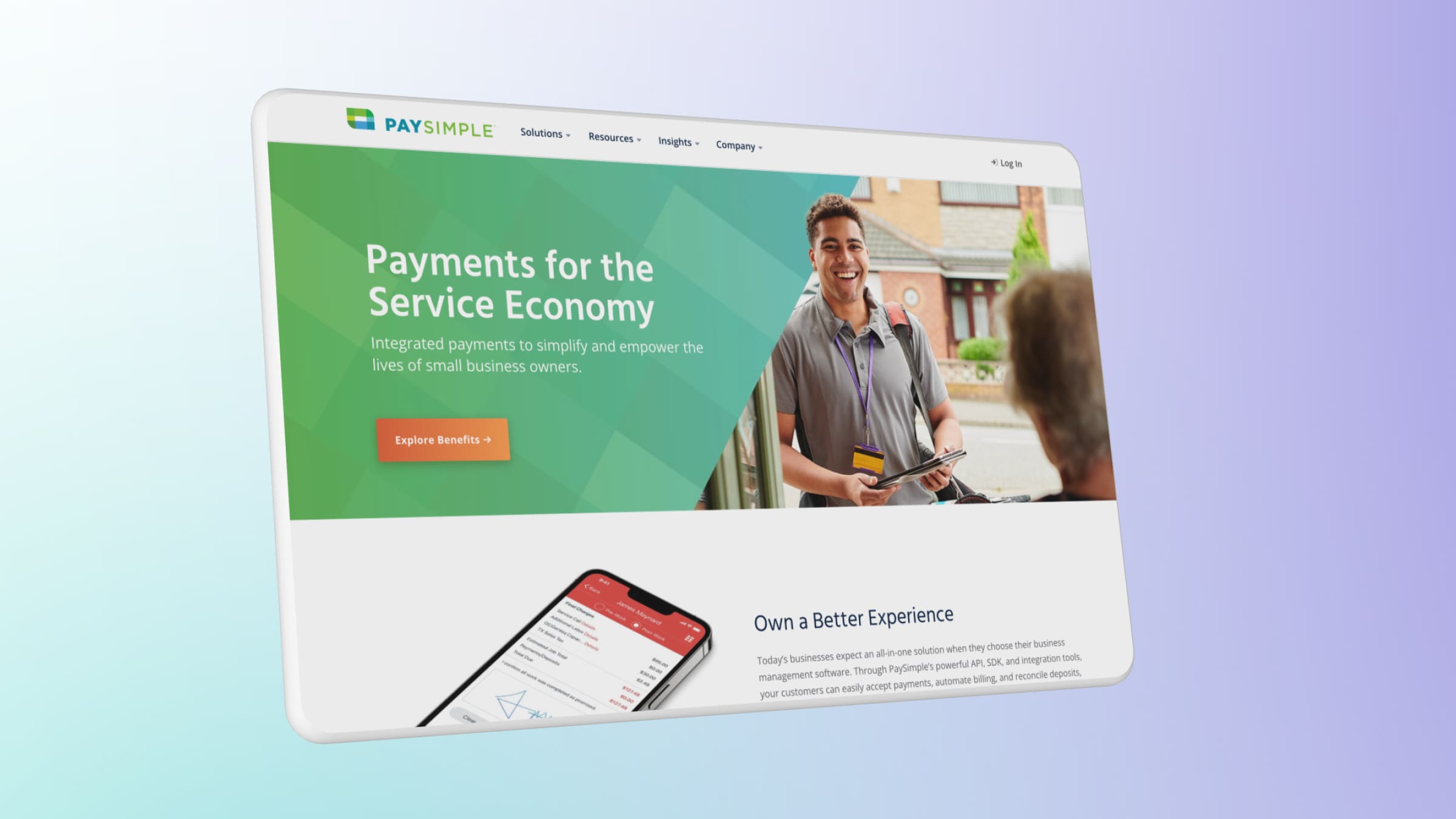 PaySimple is a popular payment system with flexible payment options.
