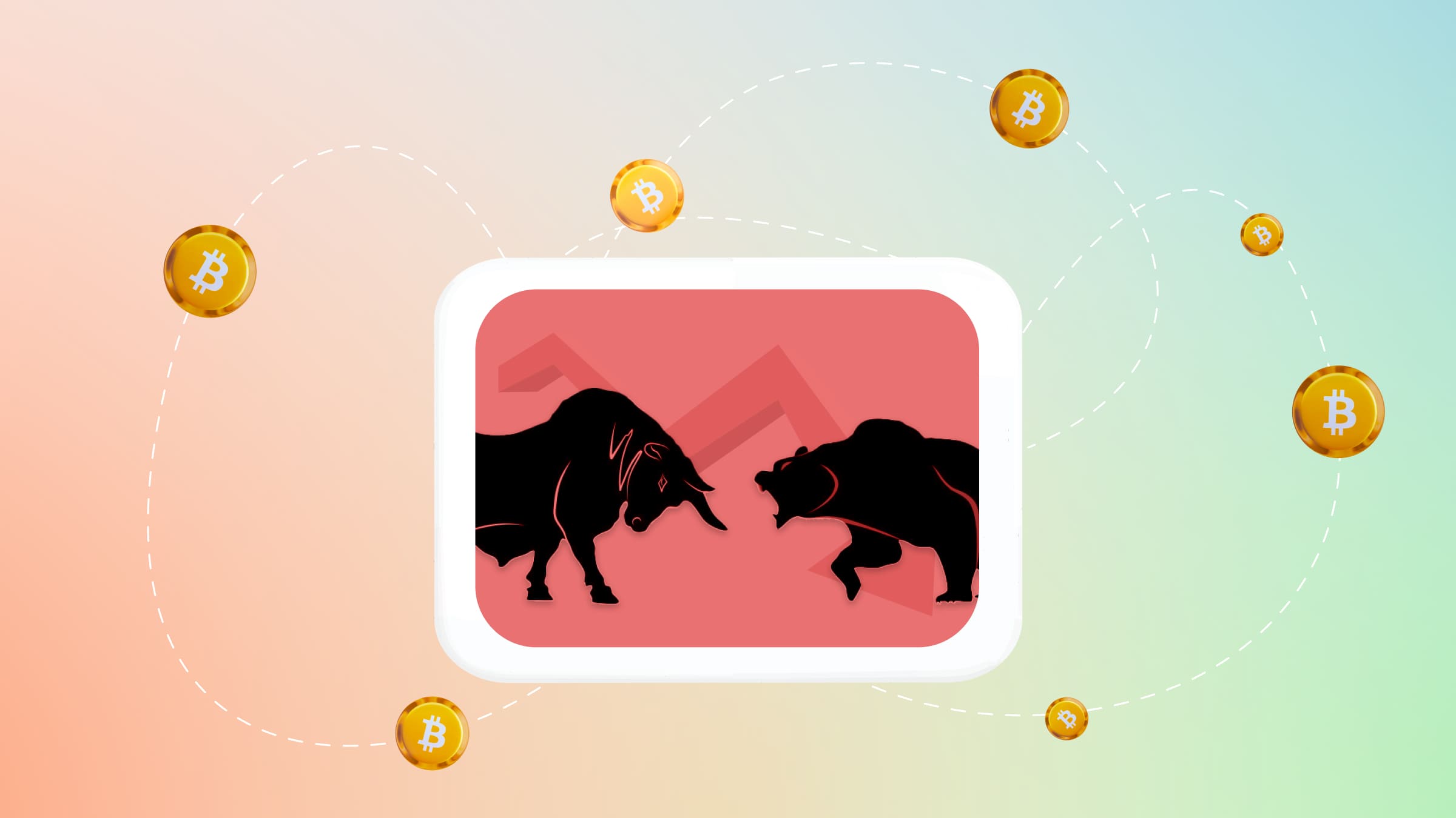 A bearish market trend sees a decline in the value of cryptocurrencies, while a bullish market trend sees an increase.