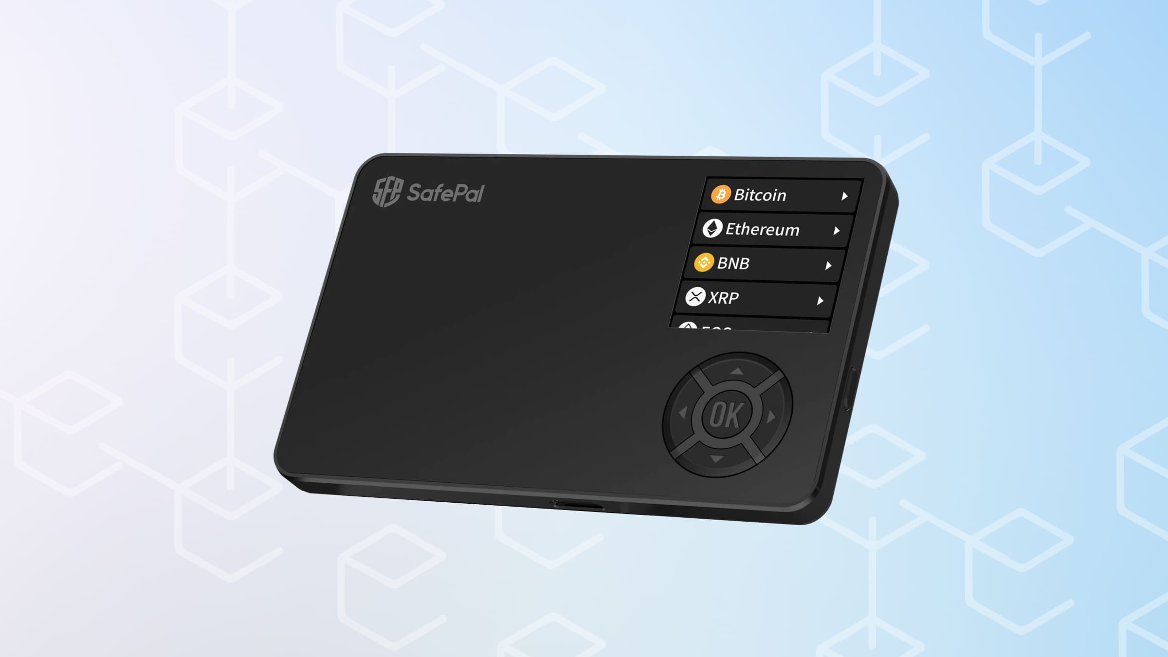 The SafePal hardware wallet is a convenient option for cold storage of assets.