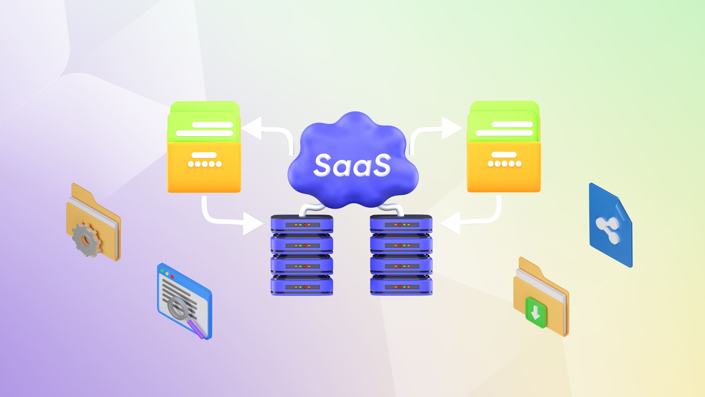 SaaS software can be in the form of a CRM or HRM system.