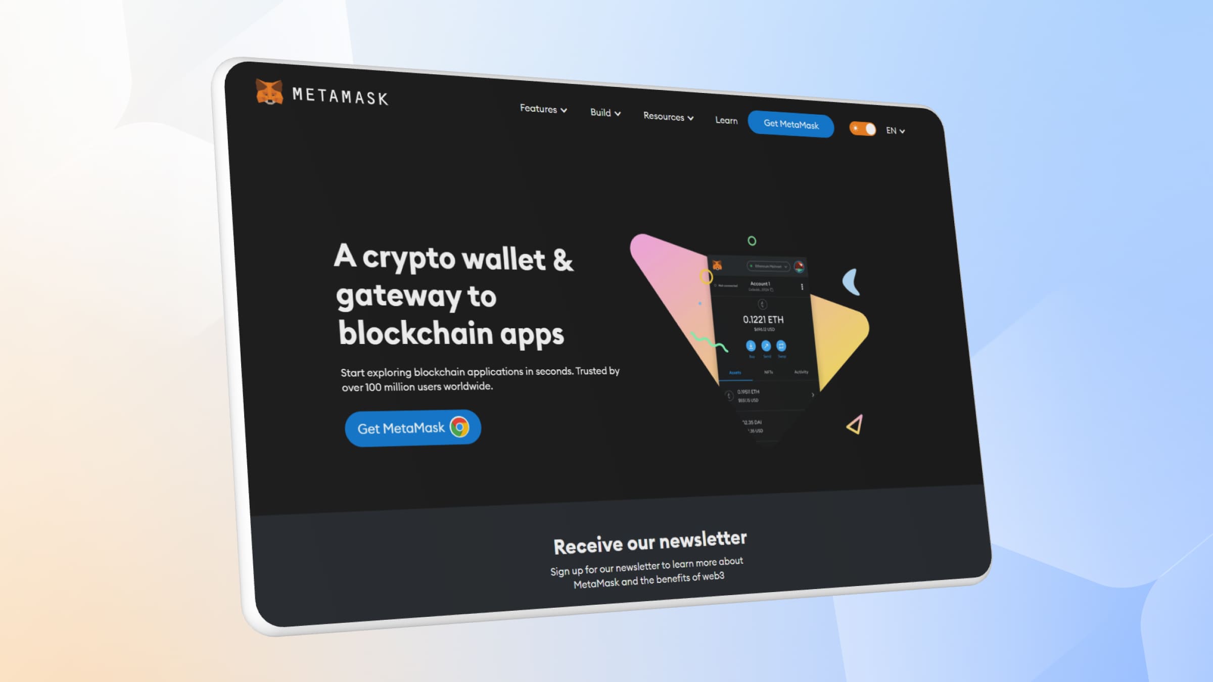 MetaMask can be used as a USDT wallet.