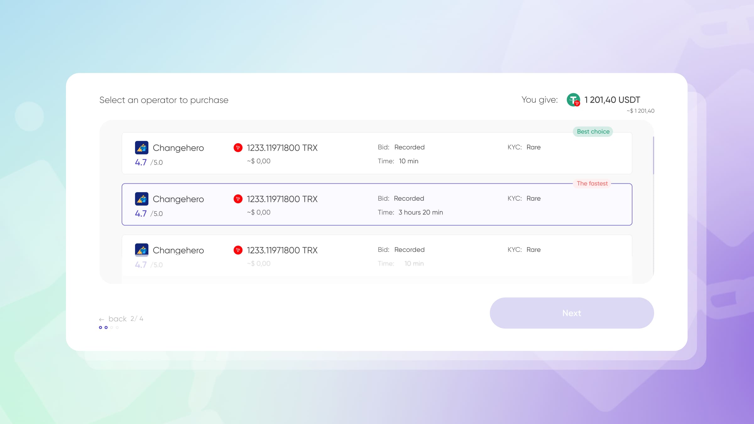 Users can make the decision to choose an exchange operator faster with information on the website.