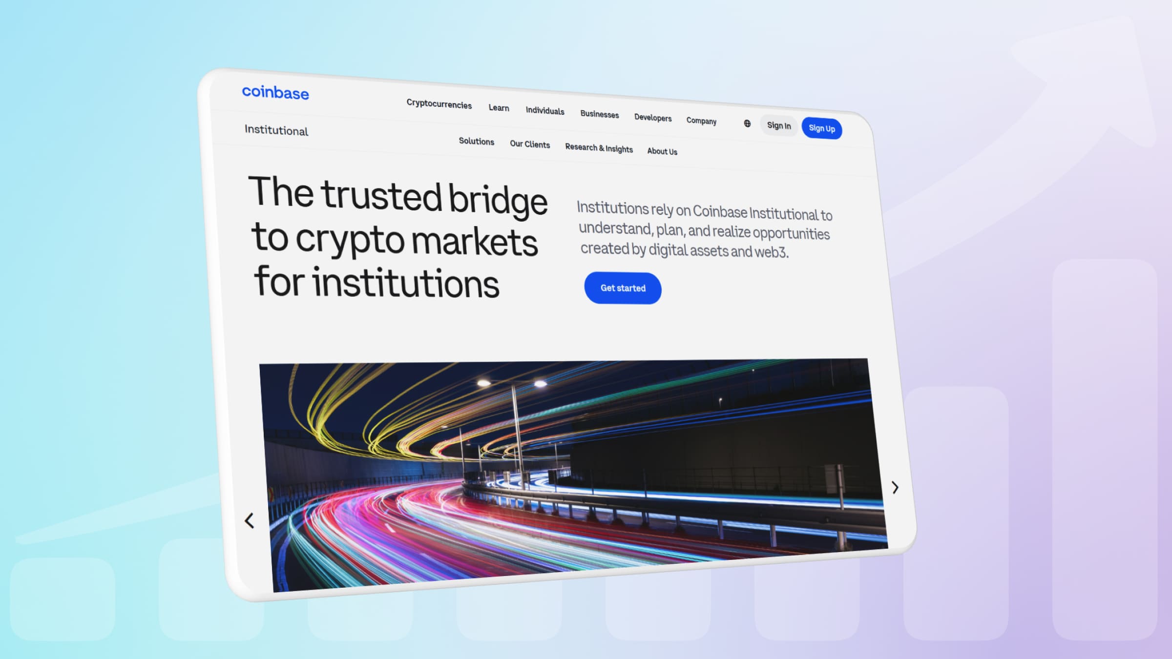 Coinbase has a platform for institutional trading.