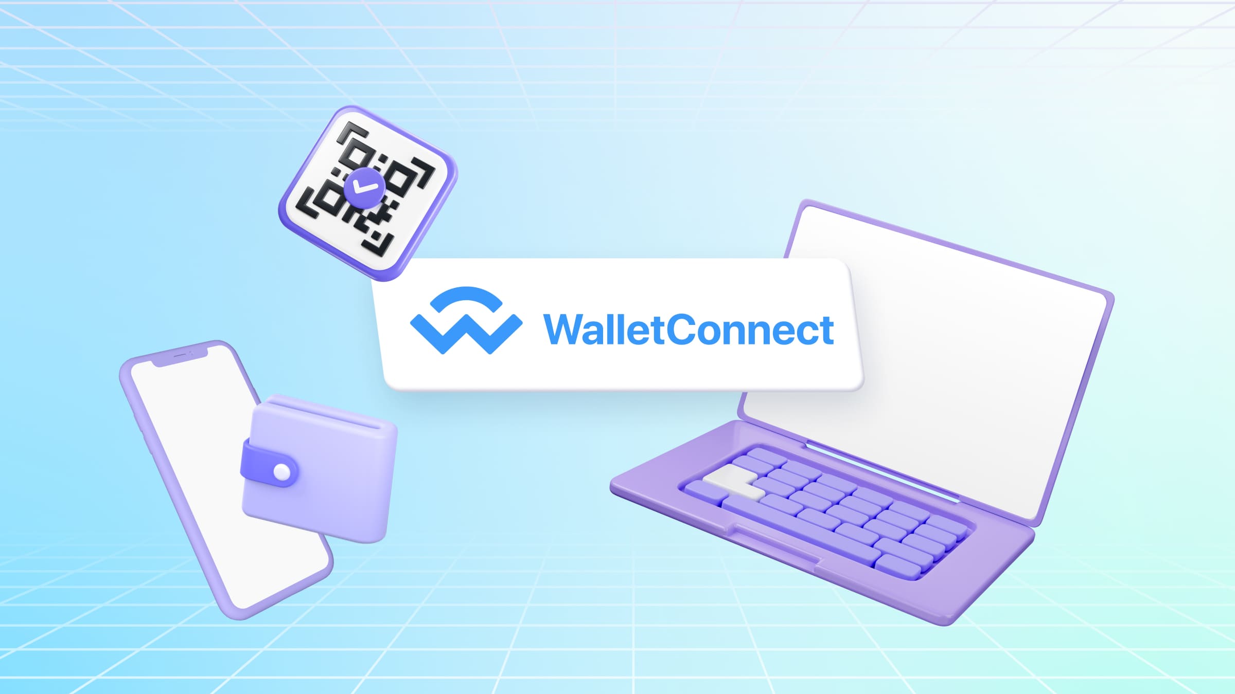 Connecting a cryptocurrency wallet through WalletConnect takes a few steps.