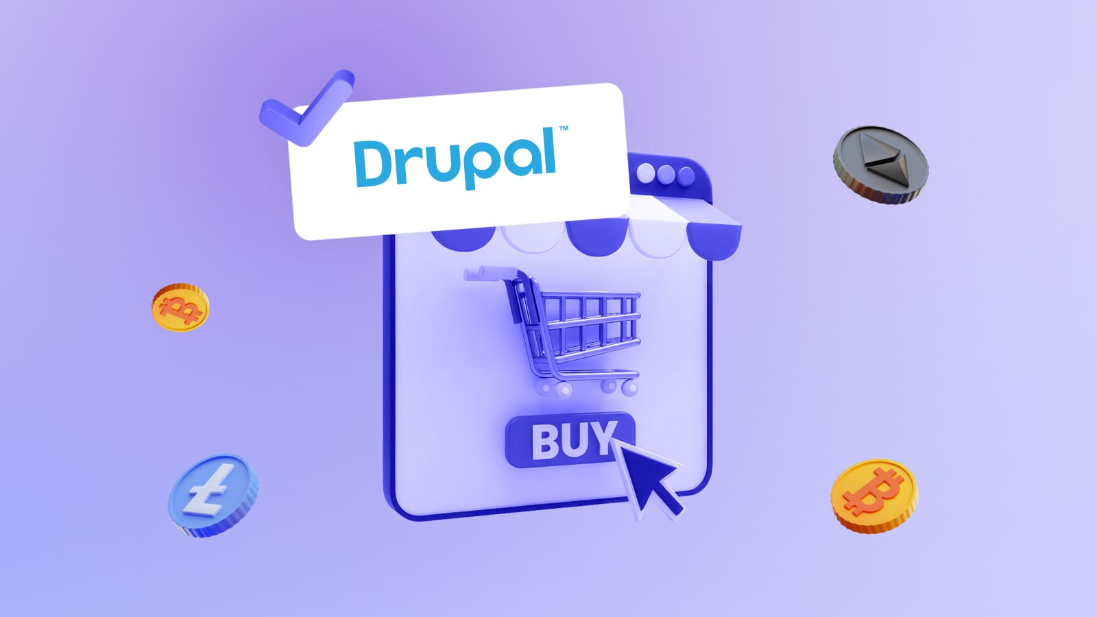 Подключение платежной системы криптовалют к сайту на Drupal.