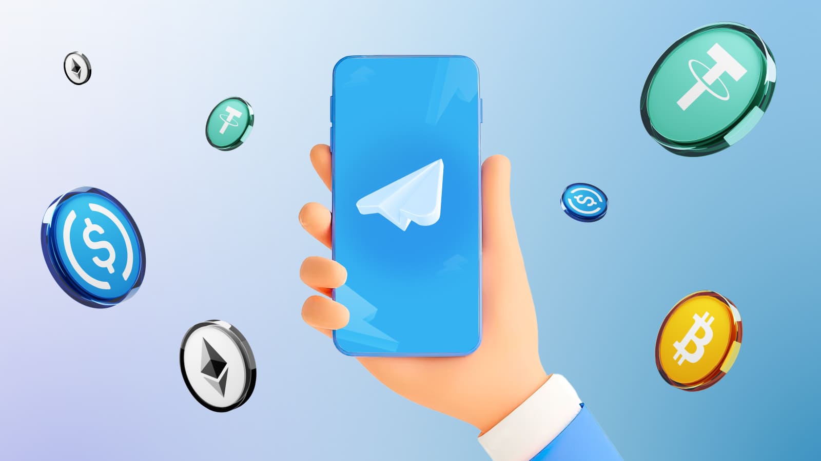 Telegram is a popular messenger that can be used to accept payments.