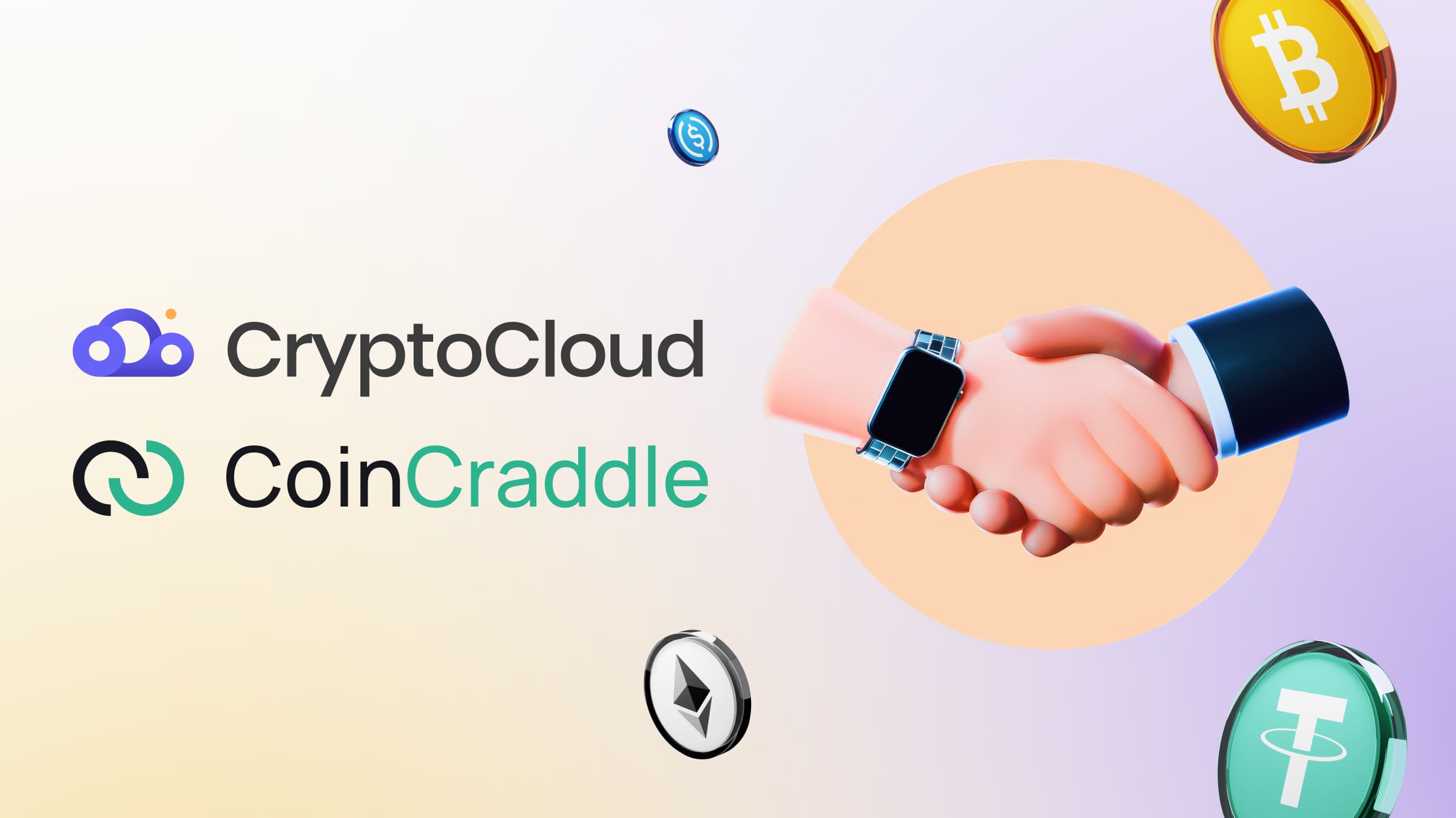CoinCraddle — new provider for CryptoCloud cryptocurrency exchange.